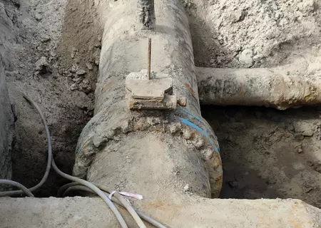 przebudowa rurociągu